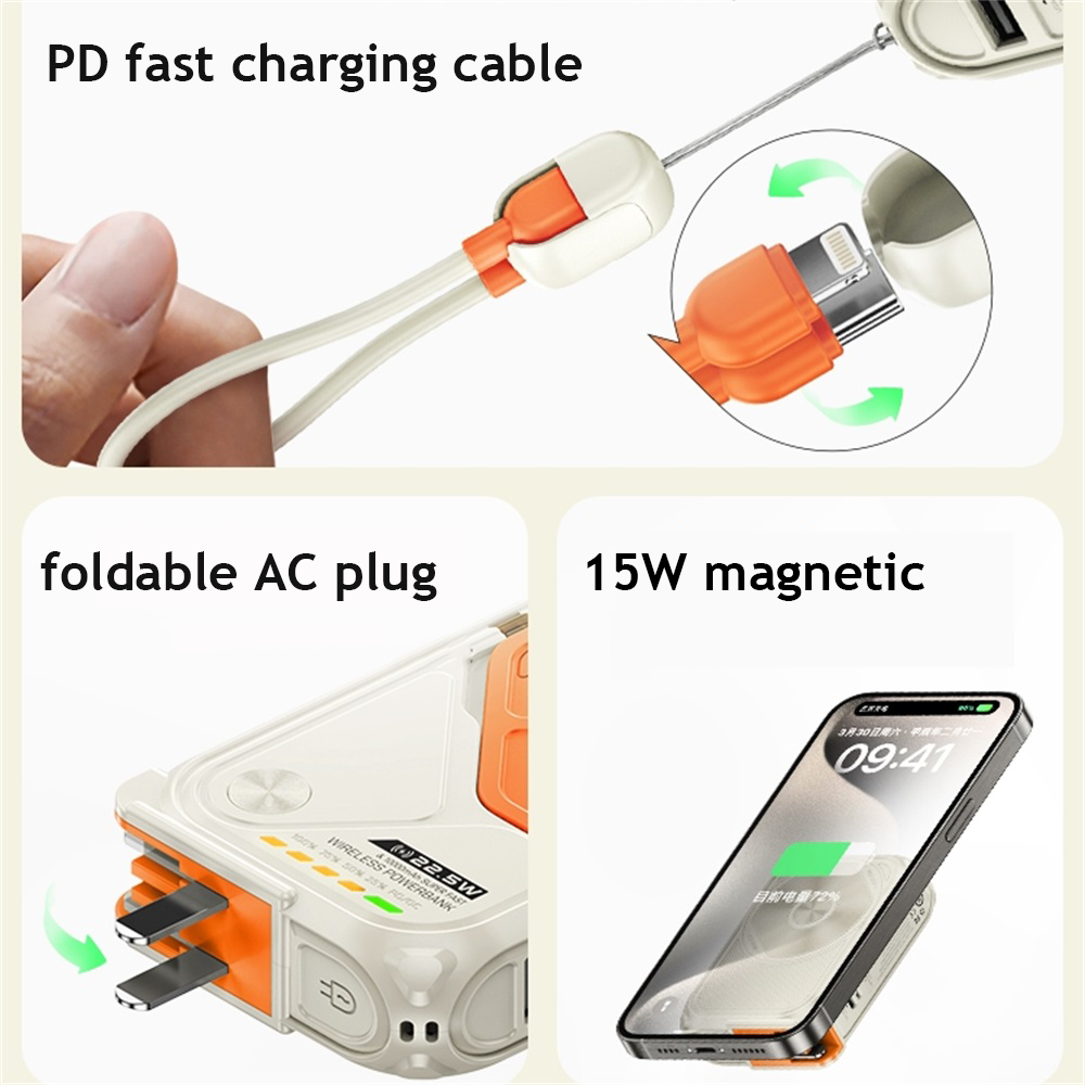 Magnetic 10000mAh Wireless Power Bank