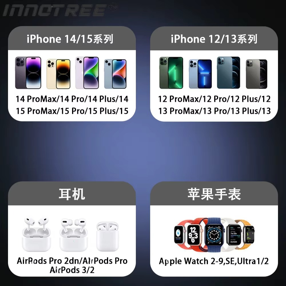 3 in 1 car wireless charger