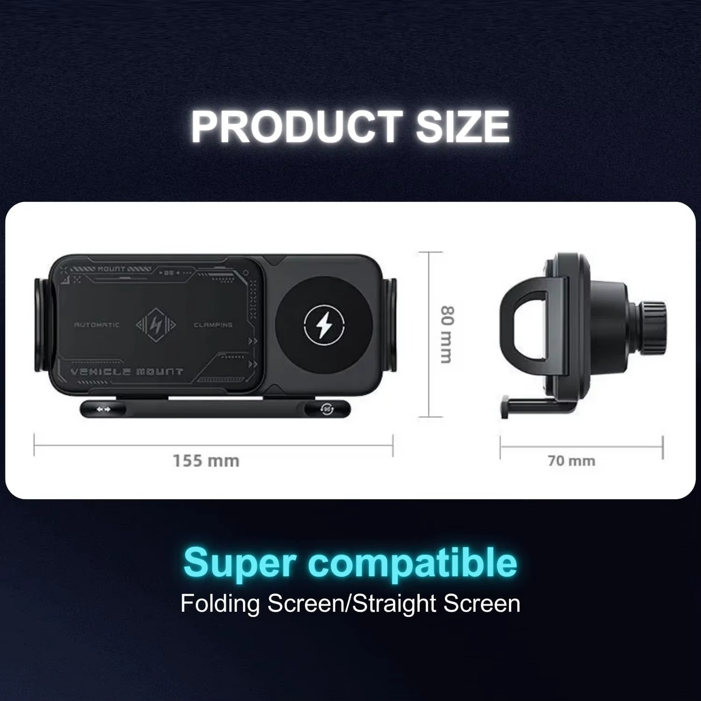 360 rotate wireless charger