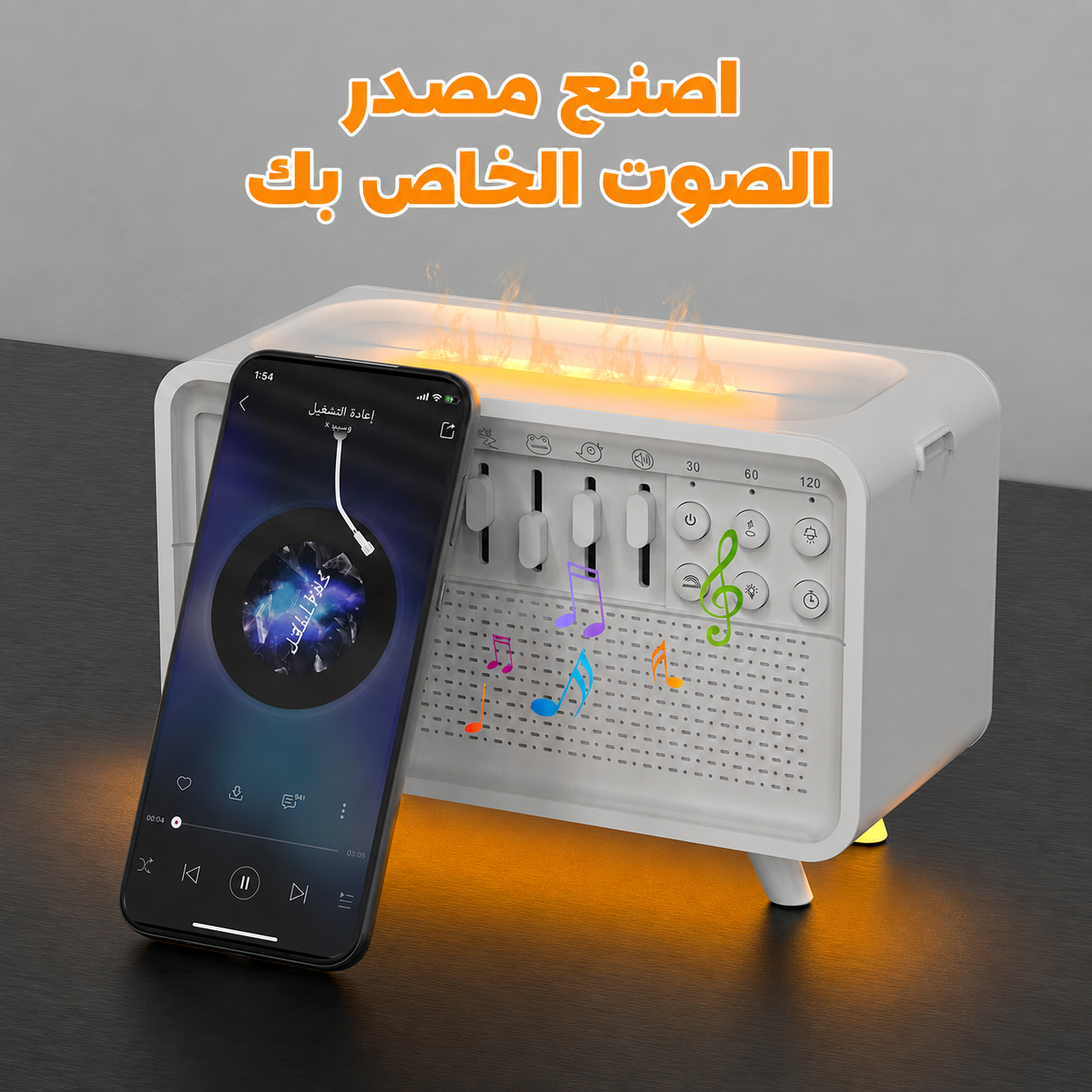 مرطب جو وأصوات الطبيعة