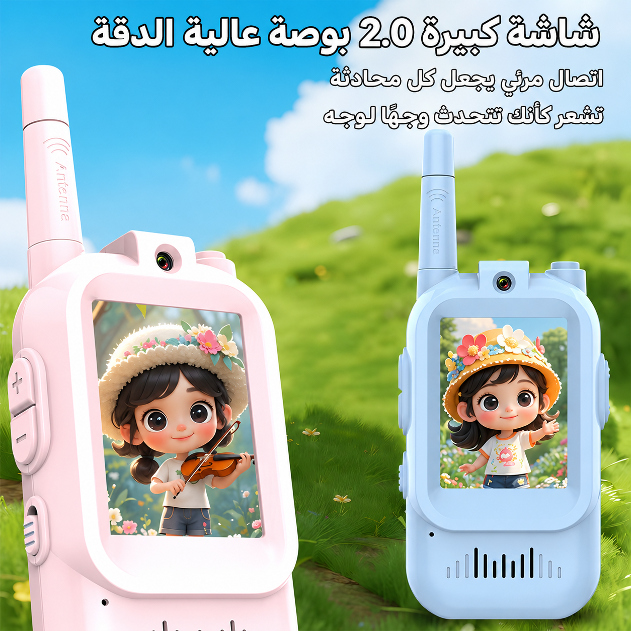 🧸 واكي توكي فيديو للأطفال