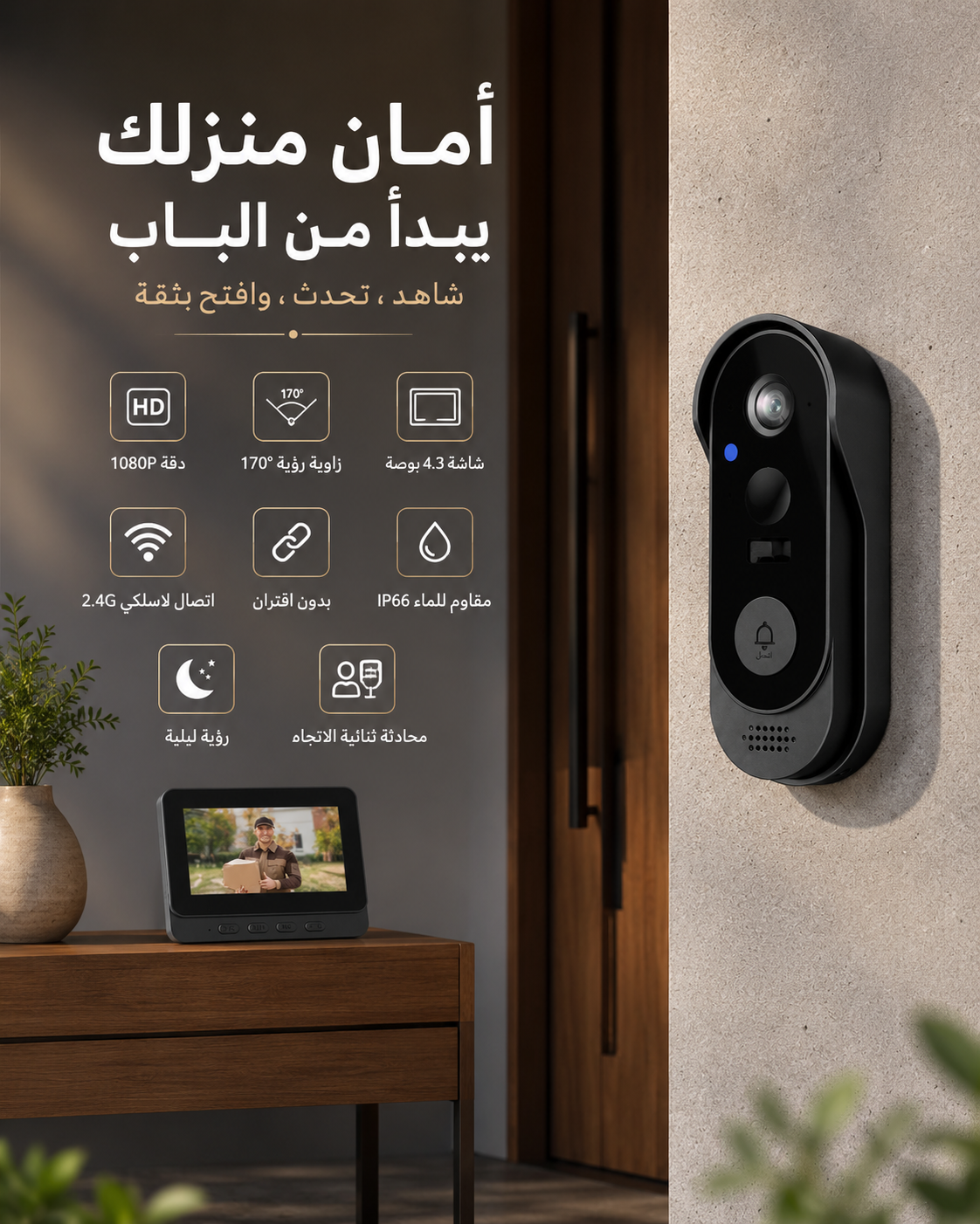 جرس باب ذكي